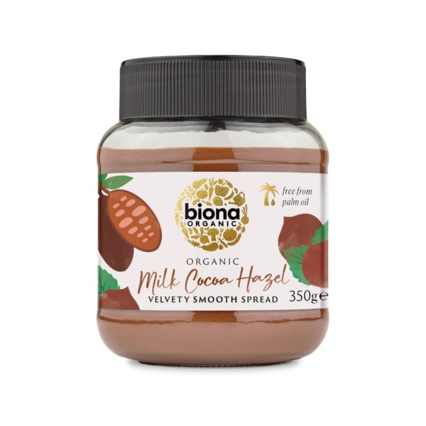 Паста из молочного шоколада с фундуком Biona 350g