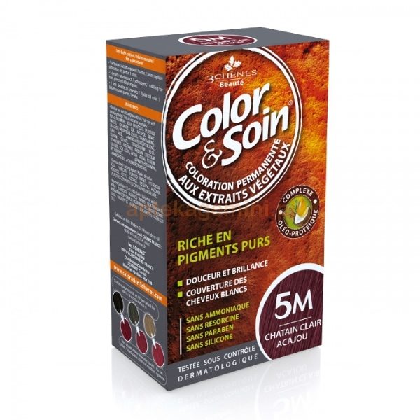 Color & Soin Hair Colour, Light Mahogany Chestnut