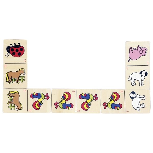 GOKI Animal Domino Game