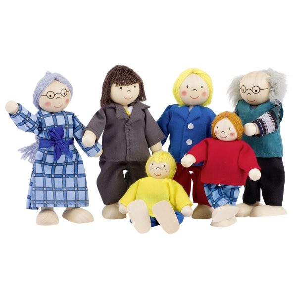 GOKI Flexible Puppets - City Family