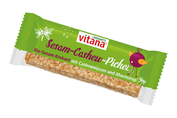 Vitana seesamibatoon India pähkli ja vahtrasiirupiga 35g öko