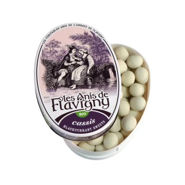 Les Anis De Flavigny mustsõstrakommid 50g
