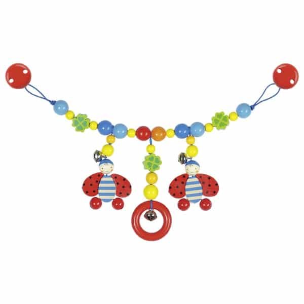 Heimess Pram Chain Ladybirds