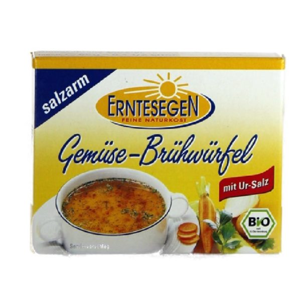 Erntesegen Low Salt Vegetable Stock Cubes 6x0,5l