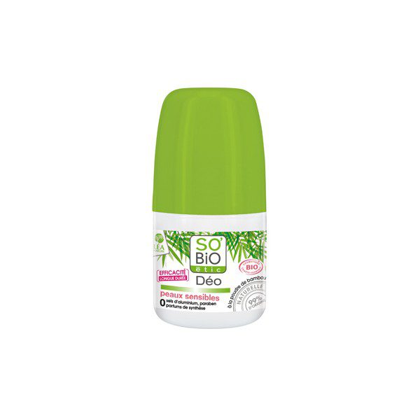 SO’BiO rulldeodorant tundlikule nahale eeslipiimaga 50ml