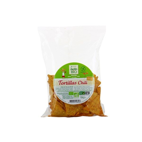 JardinBio Corn Chips with Chili 125g