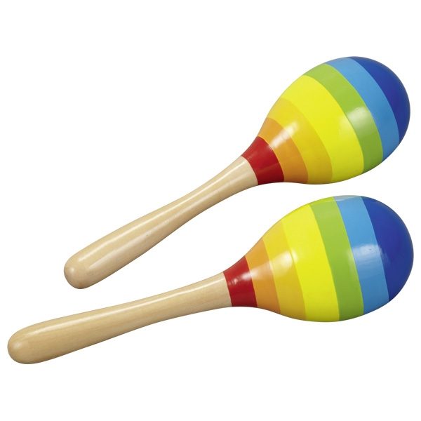 GOKI Pair of Stripey Maracas