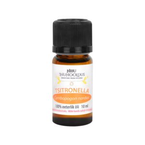 Tsitronella e lõhnava sidrunheina eeterlik õli 10ml