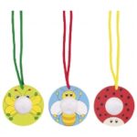 GOKI kärbsesilm puit-plastik 6,5cm, paelaga