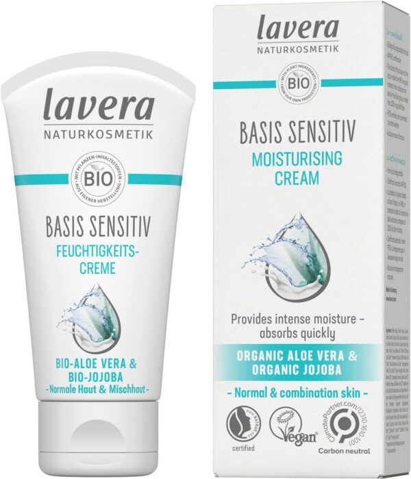 Увлажняющий крем для лица Lavera Basis Sensitiv 50ml