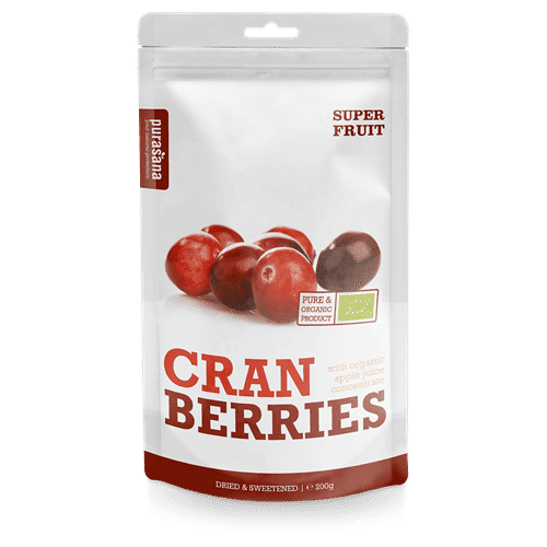 Purasana Organic Cranberries 200g