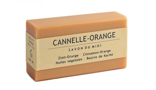 Savon du Midi Karité soap cinnamon-orange 100g