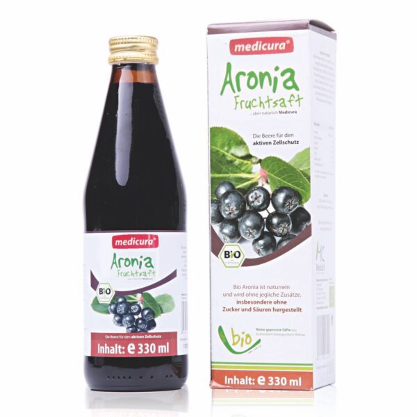 Medicura Aroonia mahl 100% 330ml öko