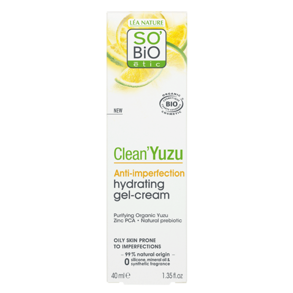 SO’BiO ANTI-IMPERFECTION HYDRATING GEL-CREAM 40ml