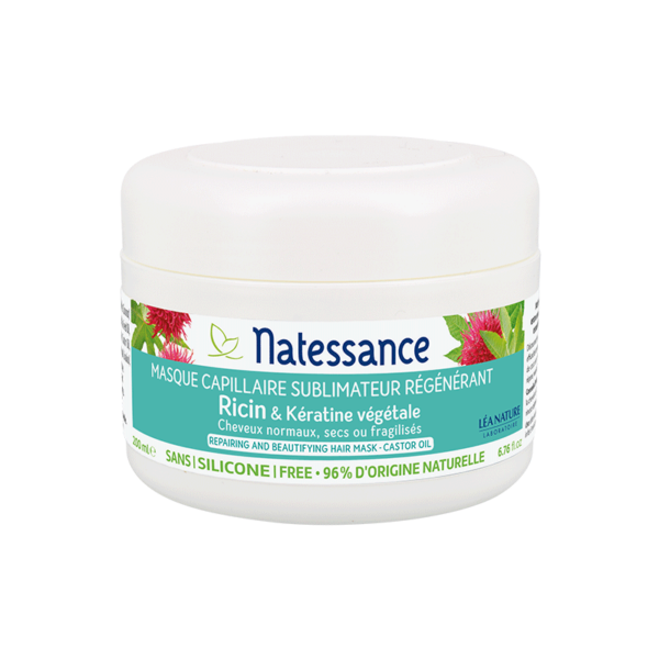 Natessance riitsinuse- ja makadaamiaõliga juuksemask 200ml