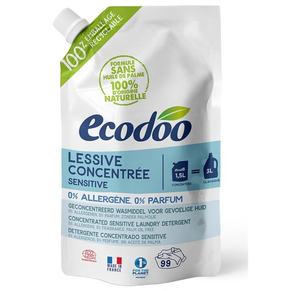 Ecodoo vedelpesuaine Sensitiv 1,5L lõhnavaba