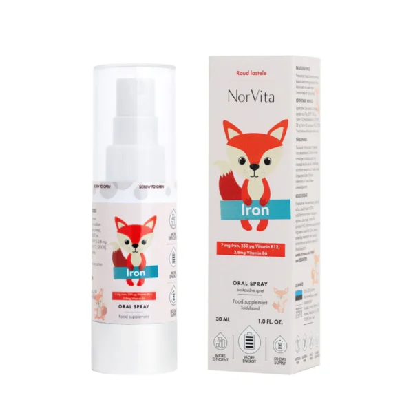 Norvita Raud lastele 30ml pihustiga