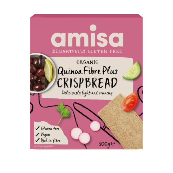 Amisa kinoaga näkileivad 100g öko