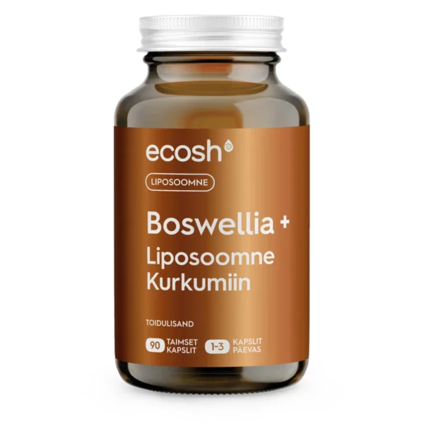 Ecosh Boswellia + Liposoomne kurkumiin 90 kapslit