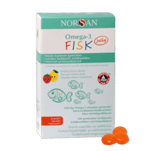 Omega-3 kalaõli kommid lastele N45