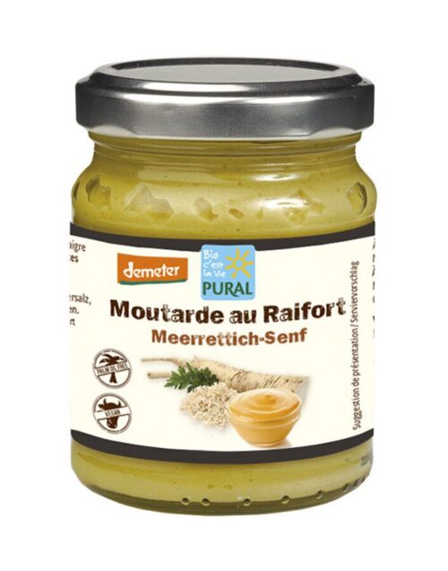 Sinep mädarõikaga 75/25 125ml öko