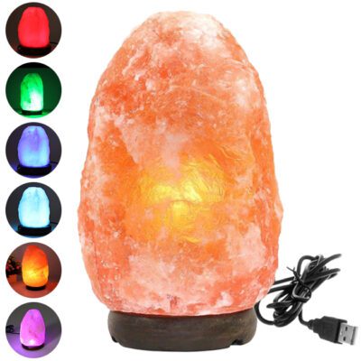 Soolalamp mini, USB liidesega, värvi muutva LED lambiga 650g