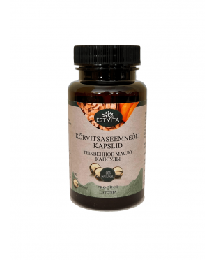 Kõrvitsaseemneõli kapslid 300mg N100