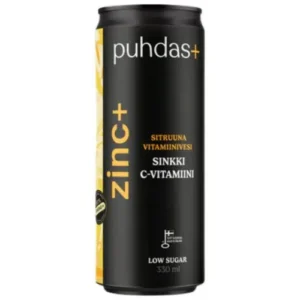 Vitamiinivesi Tsingi ja C-vitamiiniga sidruni maitsega 330 ml